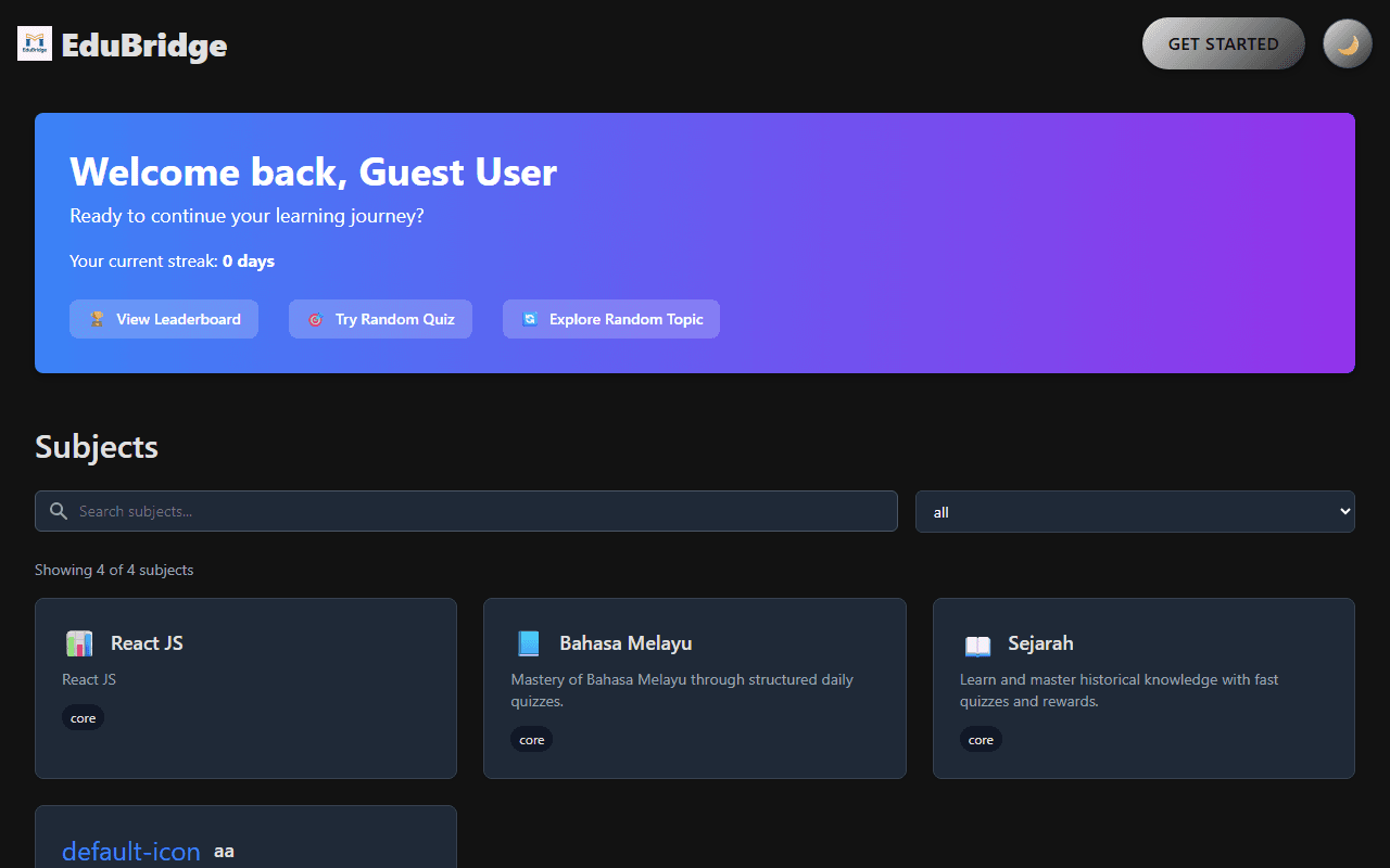 EduBridge screenshot